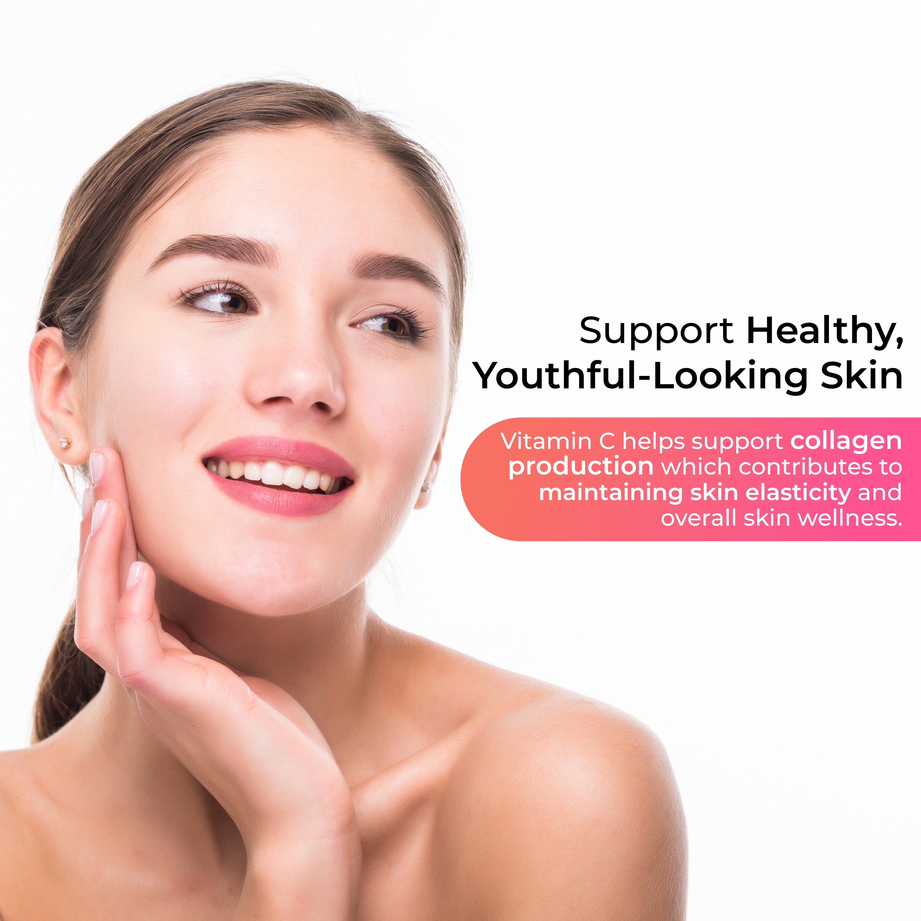 Health Veda Organics Natural Vitamin C Supplement 1000mg with Amla Extract, Zinc Bisglycinate, Ginger & Black Pepper | Immunity Booster, Antioxidant, Collagen & Skin Support | Vitamin C Tablets - 120 Tablets