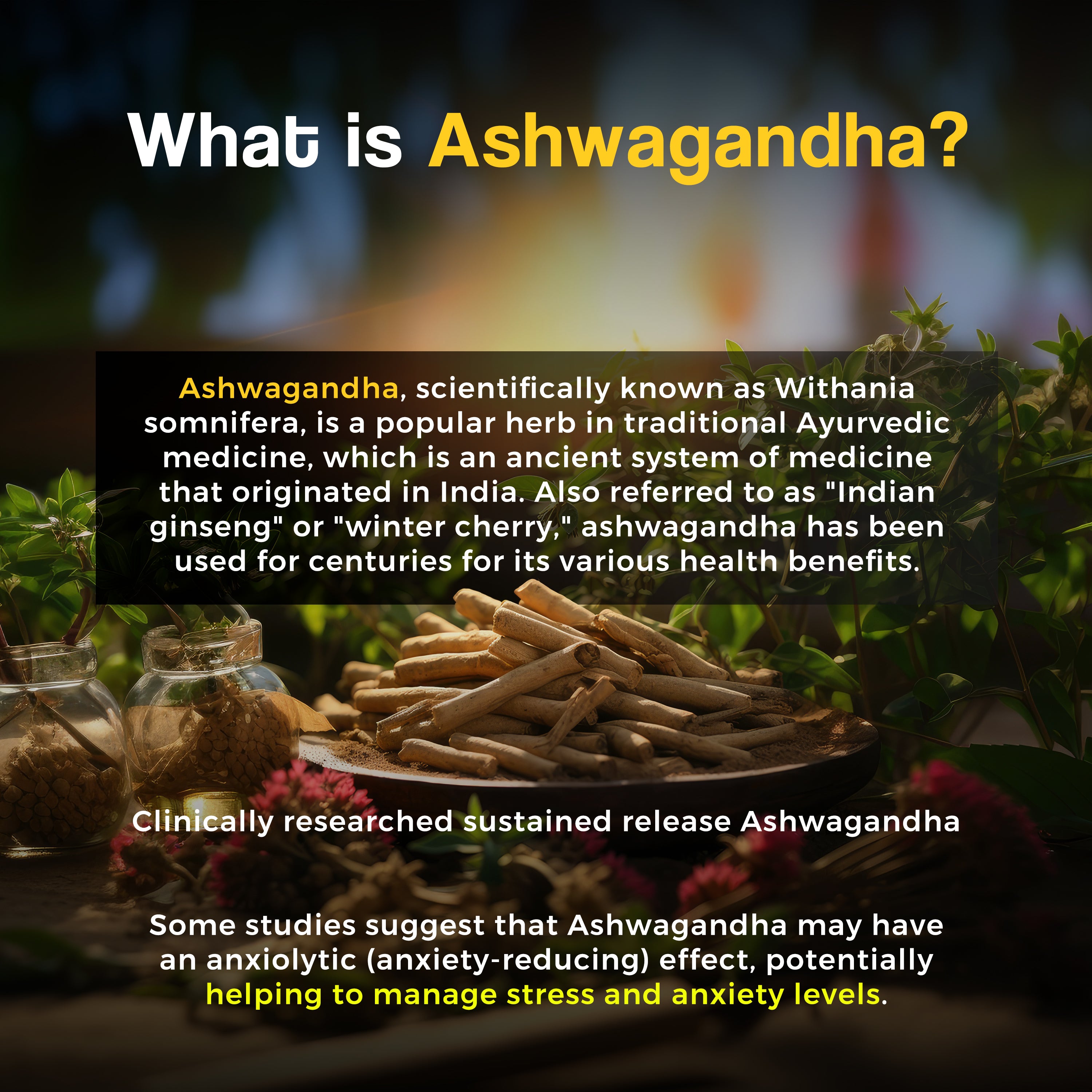 Health Veda Organics Ashwagandha 1000mg Tablets | Immunity Booster & Relieves Stress |60 Veg Tablets