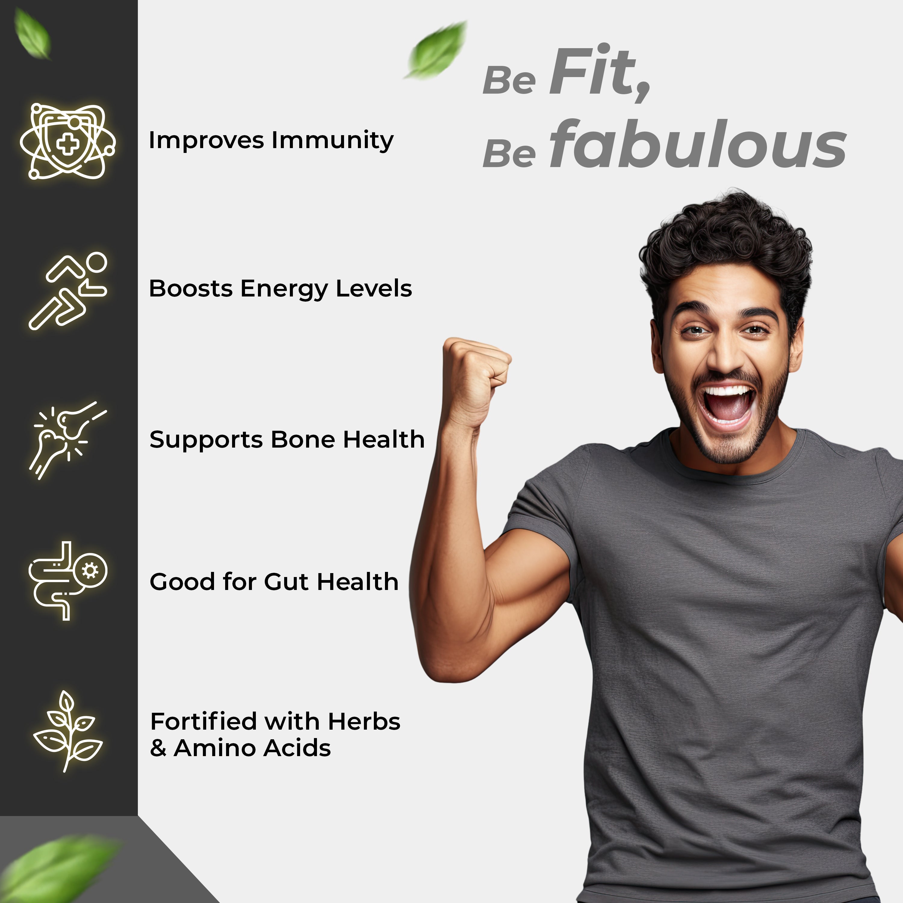 Health Veda Organics Multivitamin for Men, 60 Multivitamin Tablets, with Zinc, Vitamin C, Vitamin D3, Multiminerals and Ginseng Extract, Enhances Energy, Stamina & Immunity