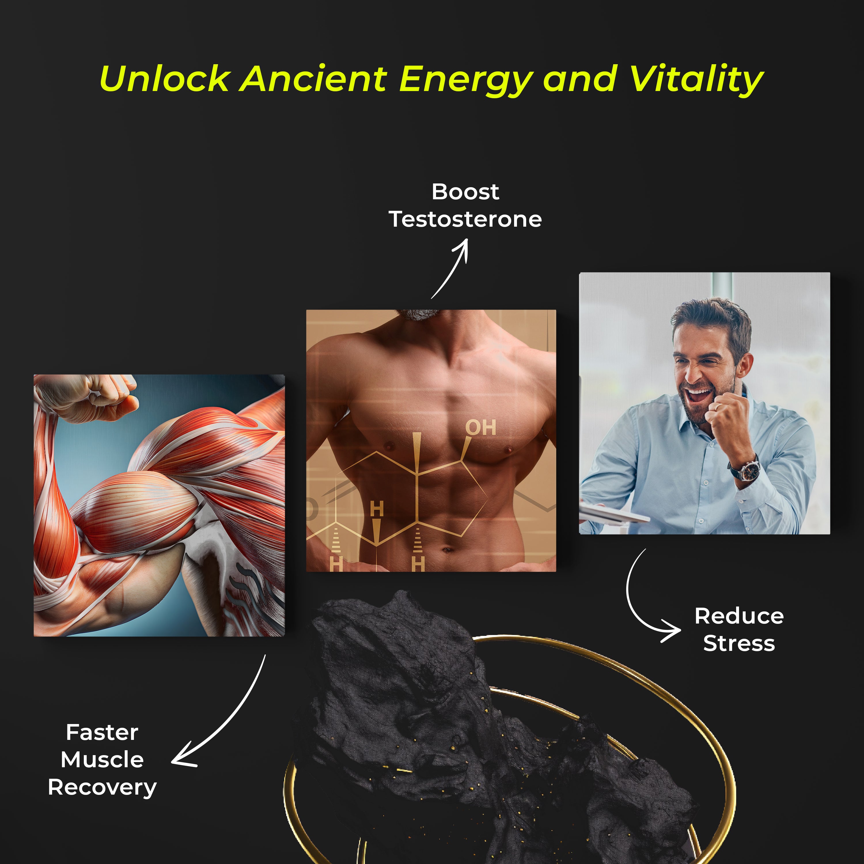 Health Veda Organics Himalayan Pure Shilajit Gold Resin (20 gm) | Lab Tested, Contains 24K Gold | Helps to Boost Immunity, Stamina & Overall Health
