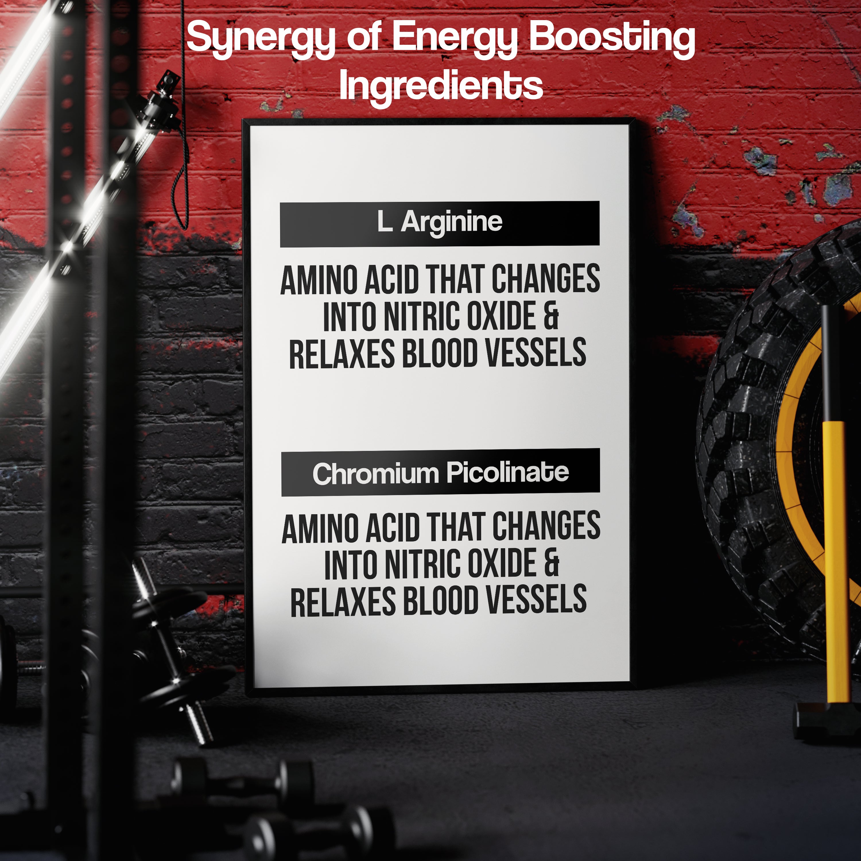 Health Veda Organics L Arginine 1000 mg with Chromium Picolinate | 60 Veg Capsules| Good for Muscle Growth, Stamina, Recovery, Immune Booster & Energy | For Both Men & Women
