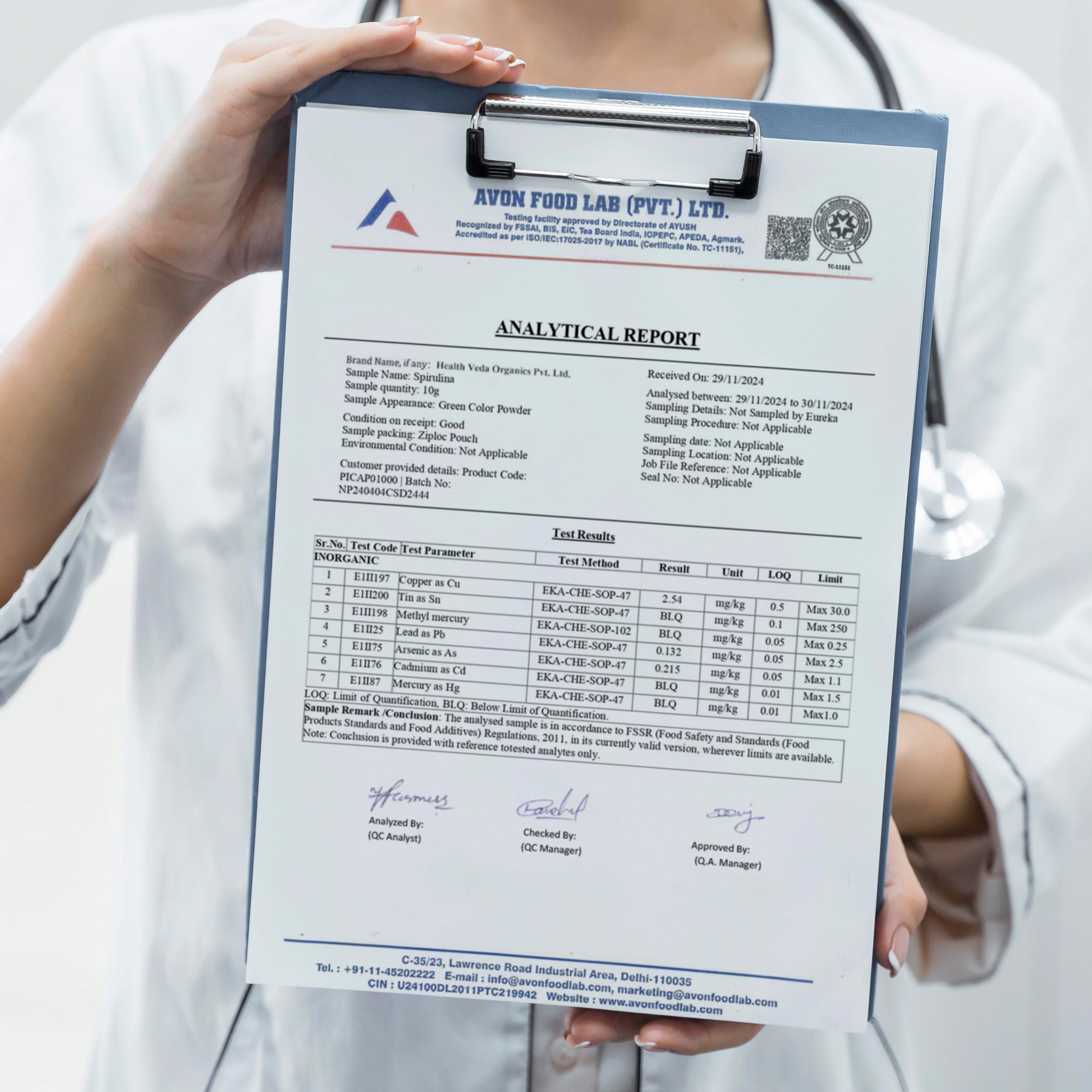 Health Veda Organics 100% Organic Spirulina Powder Tablets 2000mg Per Serving | Natural Superfood for Daily Nutrition, Supports Energy, Immunity & Detox | Certified Spirulina Supplement - 180 Tablets