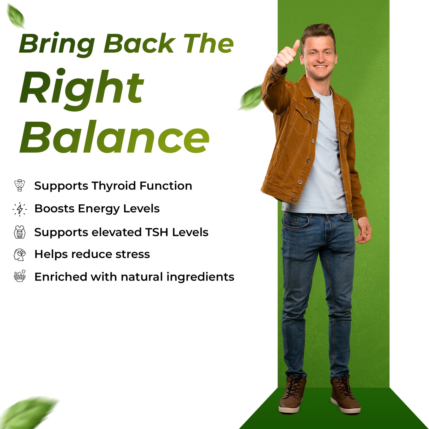 Health Veda Organics Thyroplus Supplements packed with Natural Ingredients for Thyroid Support - 60 Veg Capsules for Men & Women