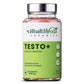 Health Veda Organics Plant Based Testo+ with Tribulus, Ashwagandha & Kaunch Beej | Improves Muscle Strength & Energy | 60 Veg Tablets for Men