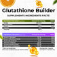 Health Veda Organics Glutathione Builder with Tetrahydro curcuminoids & Grape Seed Extract | 60 Veg Capsules