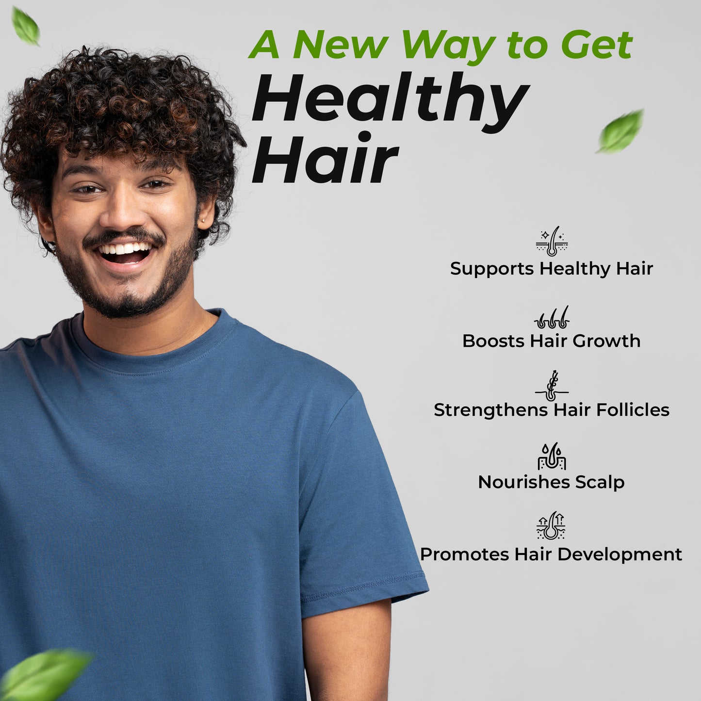 Health Veda Organics Advance Hair Vitamin with DHT Blocker & Biotin | Clinically proven Hair Vitamins For Men & Women - 60 Veg Capsules