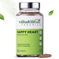 Health Veda Organics Happy Heart Supplement | Supports Heart Health & Enhances Blood Circulation - 60 Veg Tablets