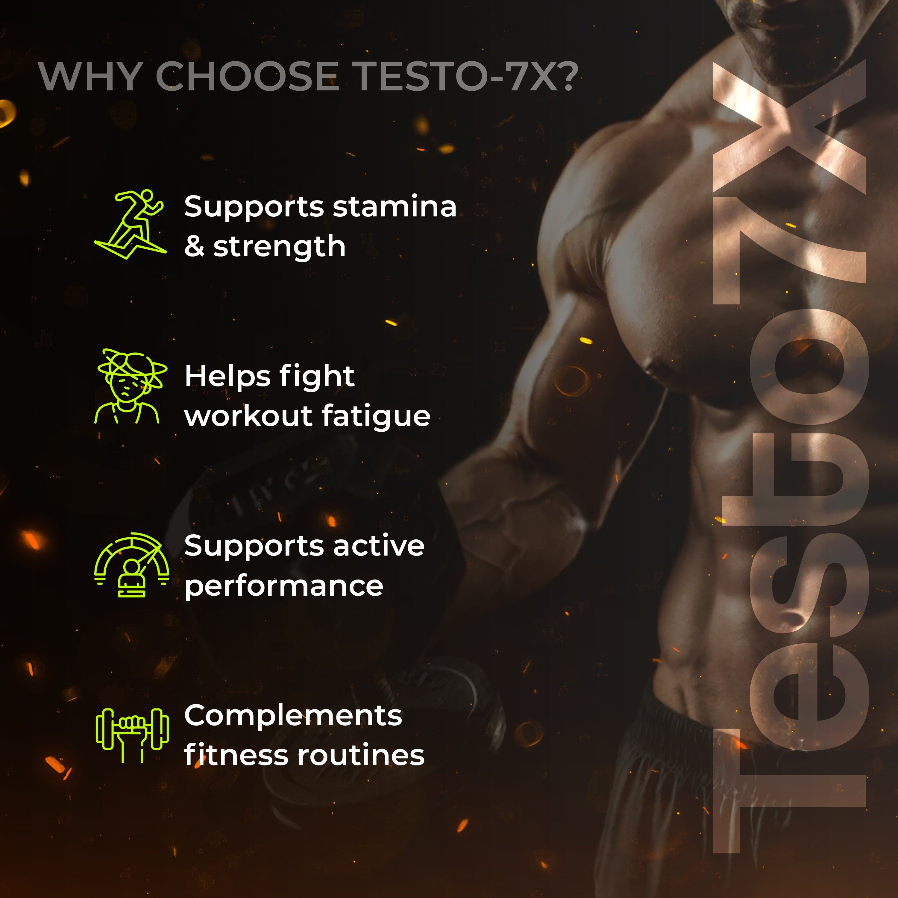 Health Veda Organics Plant Based Testo+ | With Tribulus, Ashwagandha & Kaunch Beej | Wellness & Vitality Support | 60 Veg Tablets for Men