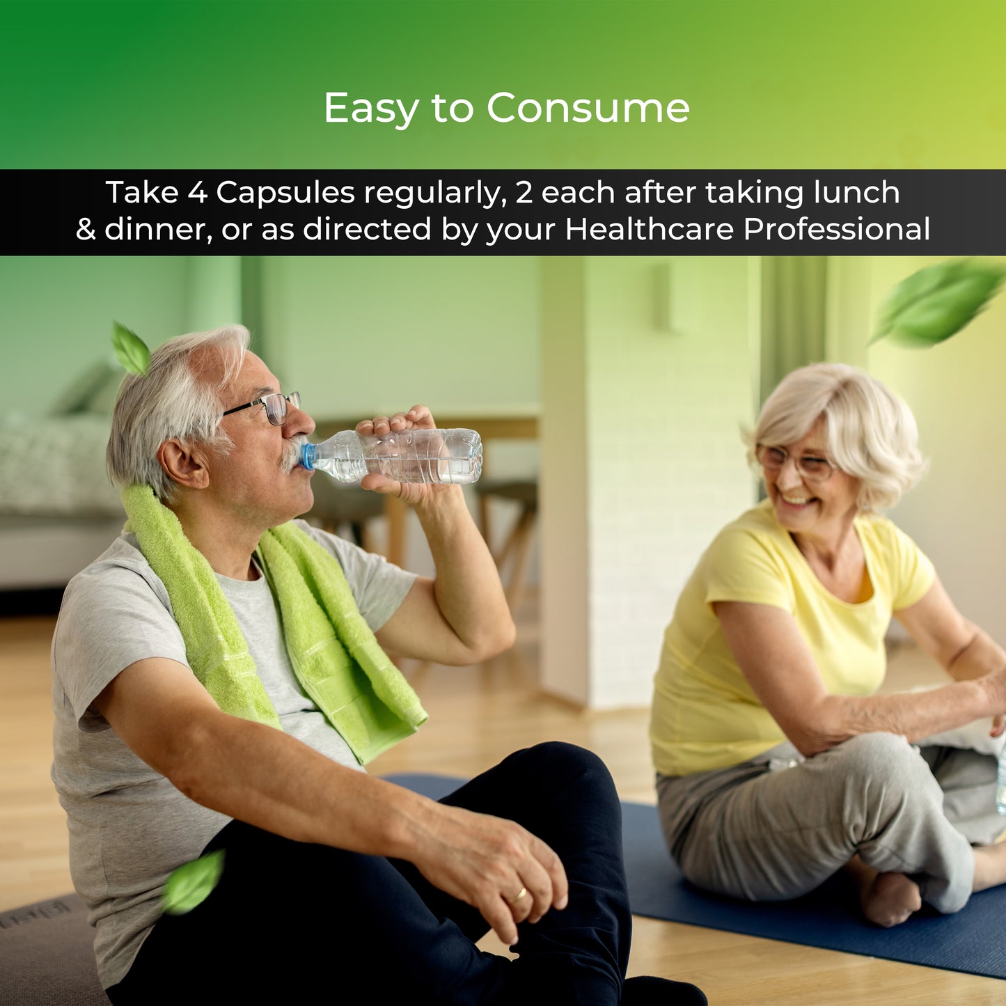 Health Veda Organics Spirulina Capsules 2000mg | Green Food for Good Health Weight Management & Immunity Booster - 120 Vegetarian Capsules