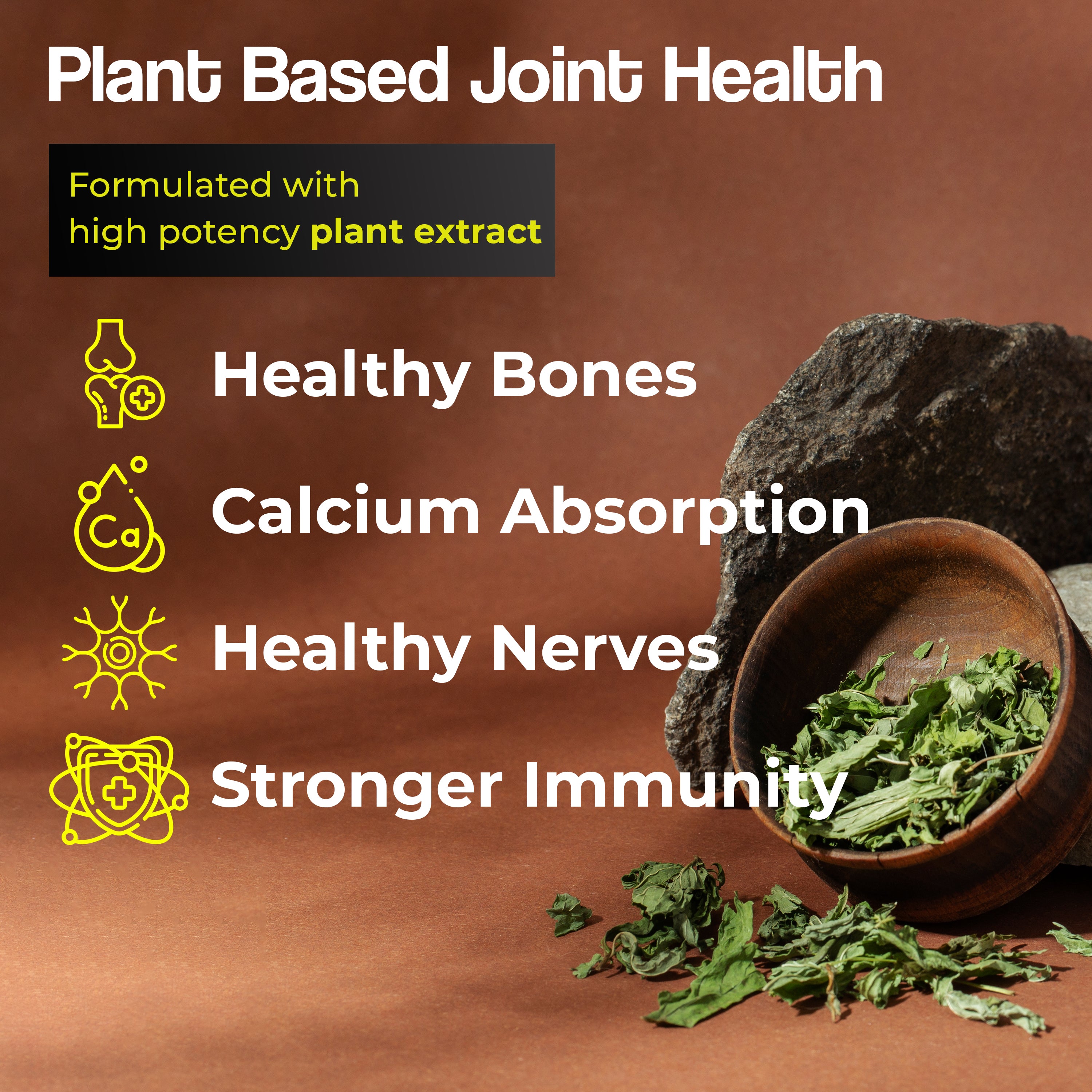Health Veda Organics Calcium Magnesium Zinc Tablets 1000mg For Healthy Bone - 60 Veg Tablet
